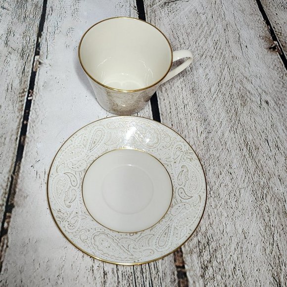 Vintage Transition by Lenox Flat Cup and Saucer Set - Picture 3 of 4